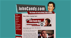 Desktop Screenshot of johncandy.com